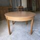 Table scandinave extensible en chêne des années 60