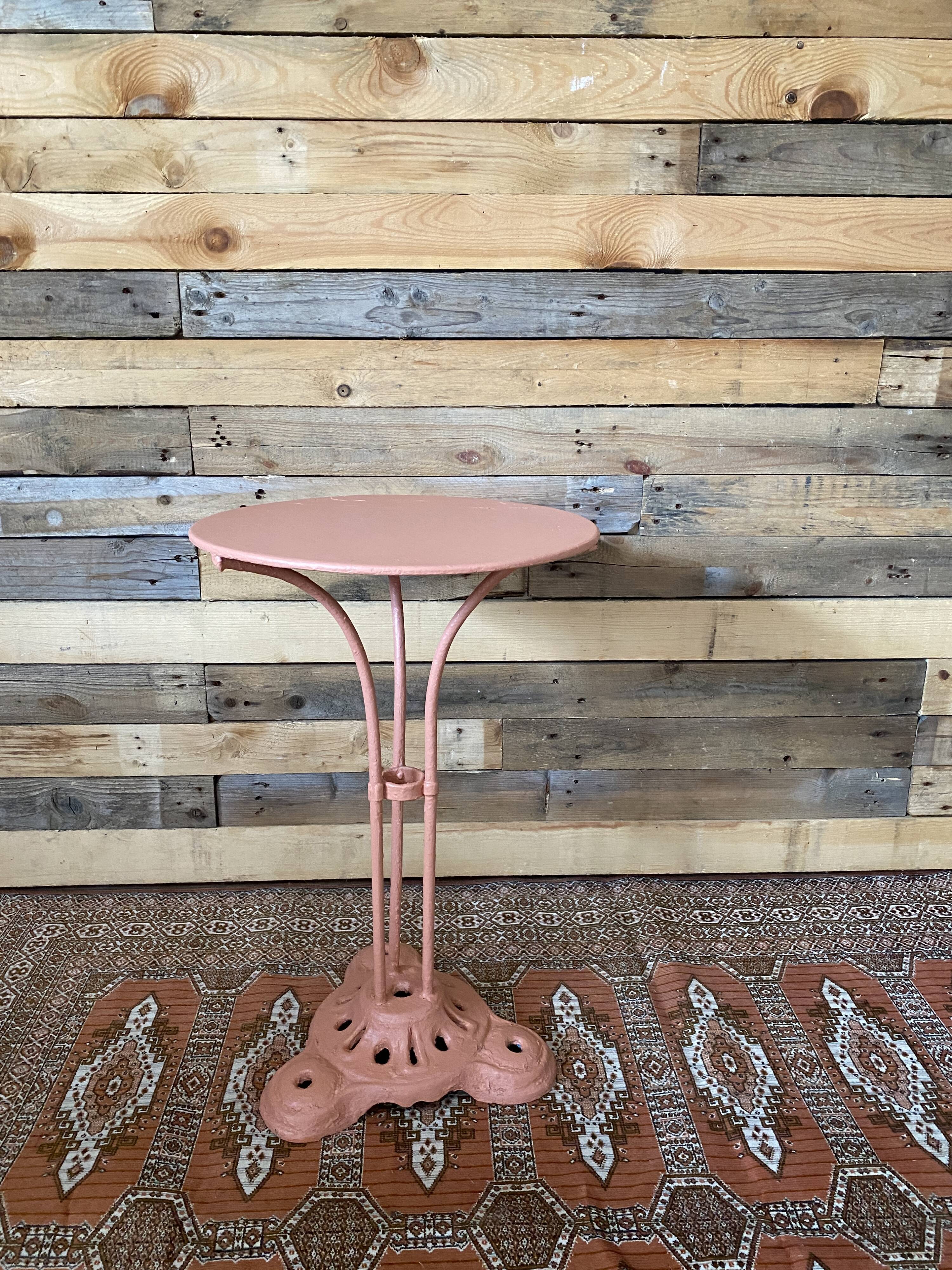 Cast iron outdoor table
