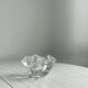 Clear crystal ashtray