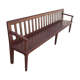 Banc de gare en chêne 2m80