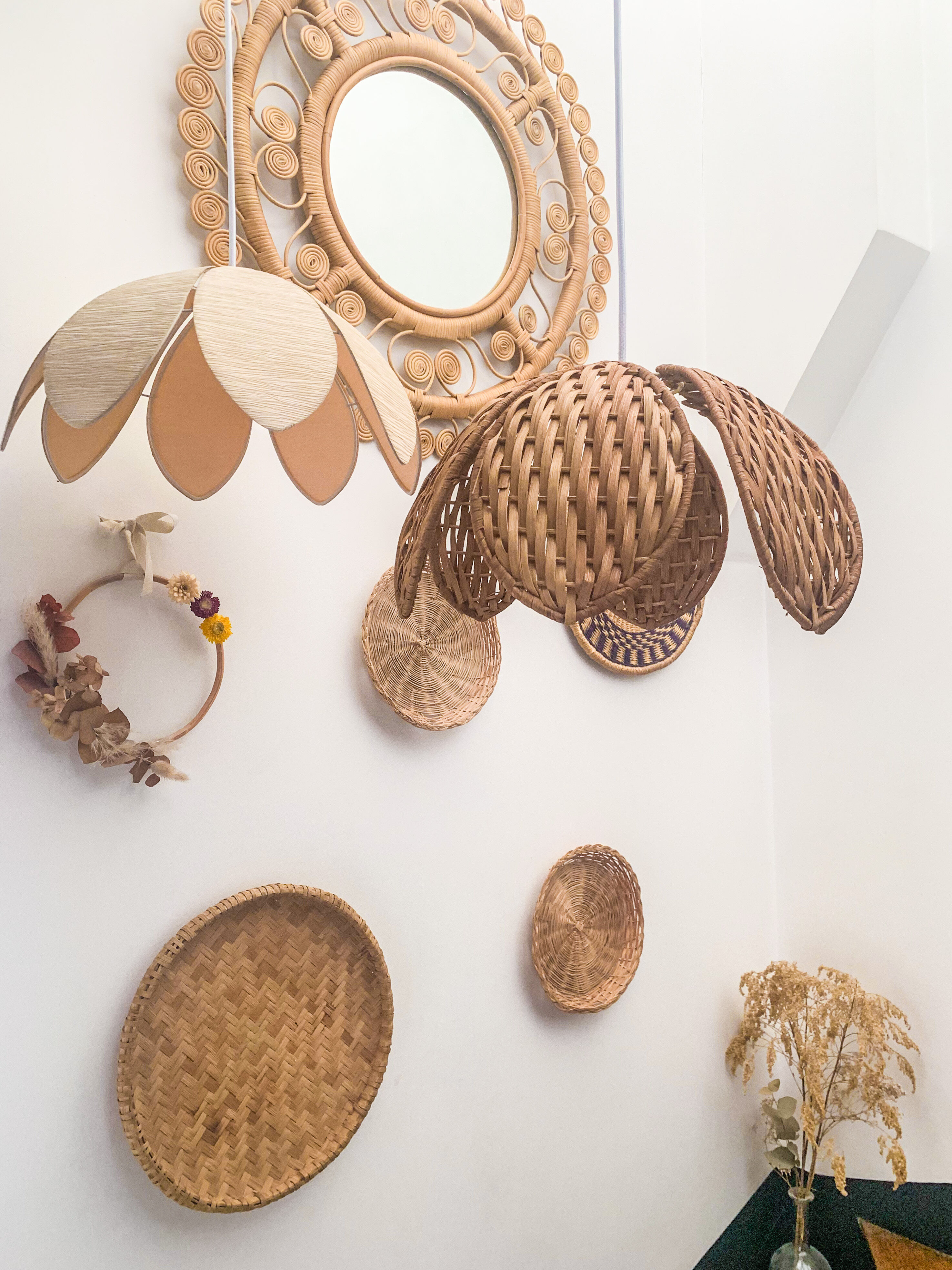 Lotus flower suspension 6 petals