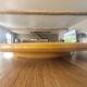 Plat rond en barbotine