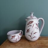 Cafetière pichet et pot à lait signés Rouma à Vallauris
