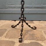 Wrought iron candlestick
