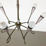 Hanging chandelier, italy 1950