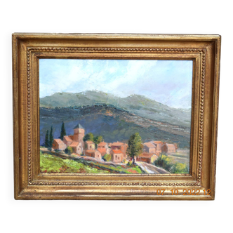 Tableau , peinture a l huile, Provence