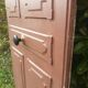 Old exterior entrance door solid H225xW86cm solid wood