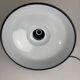 Old enamelled workshop suspension 36 cm industrial