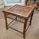 Bamboo side table