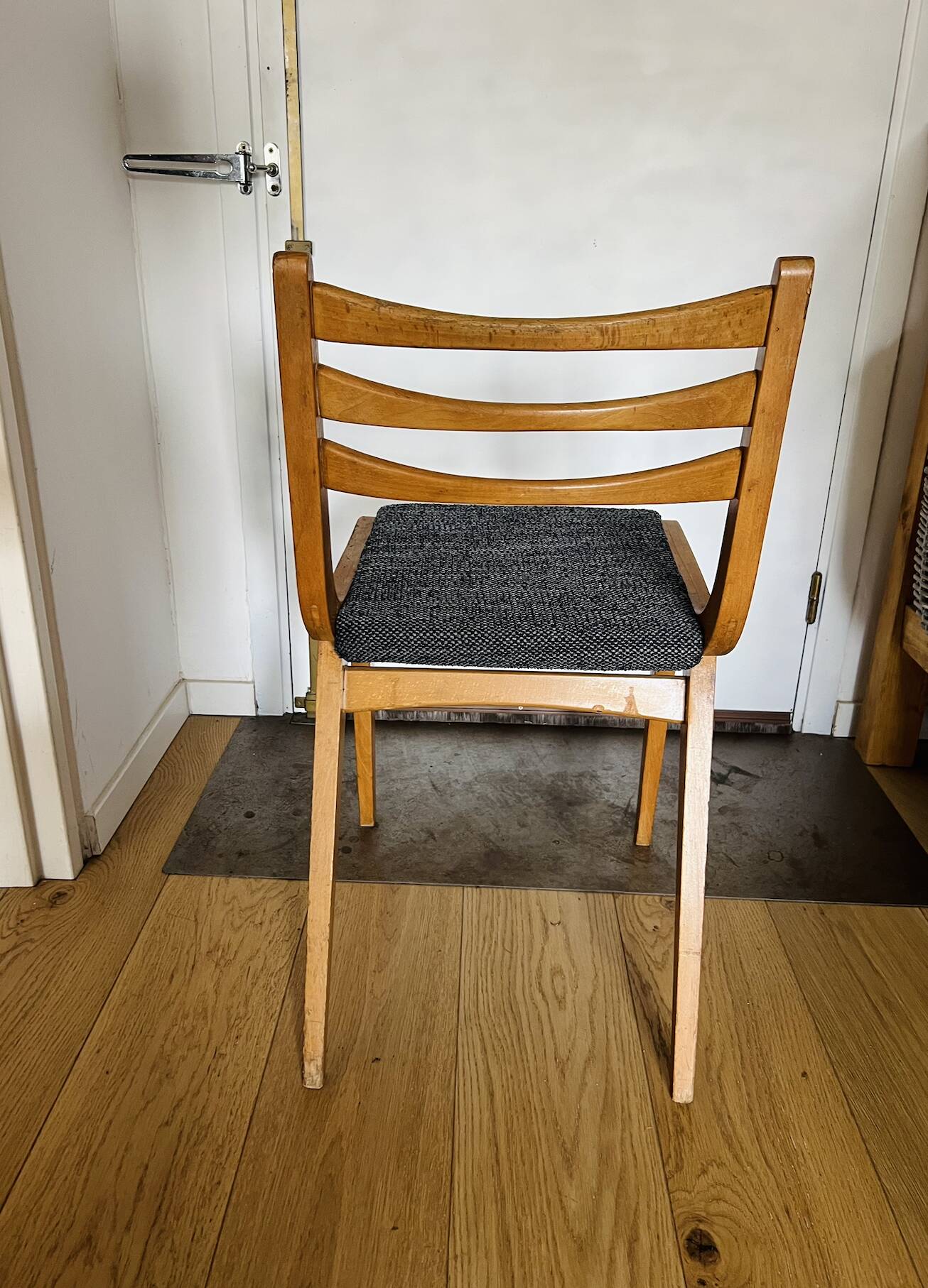 (Lot) 3 Compass Leg Chairs 1960s Scandinavian