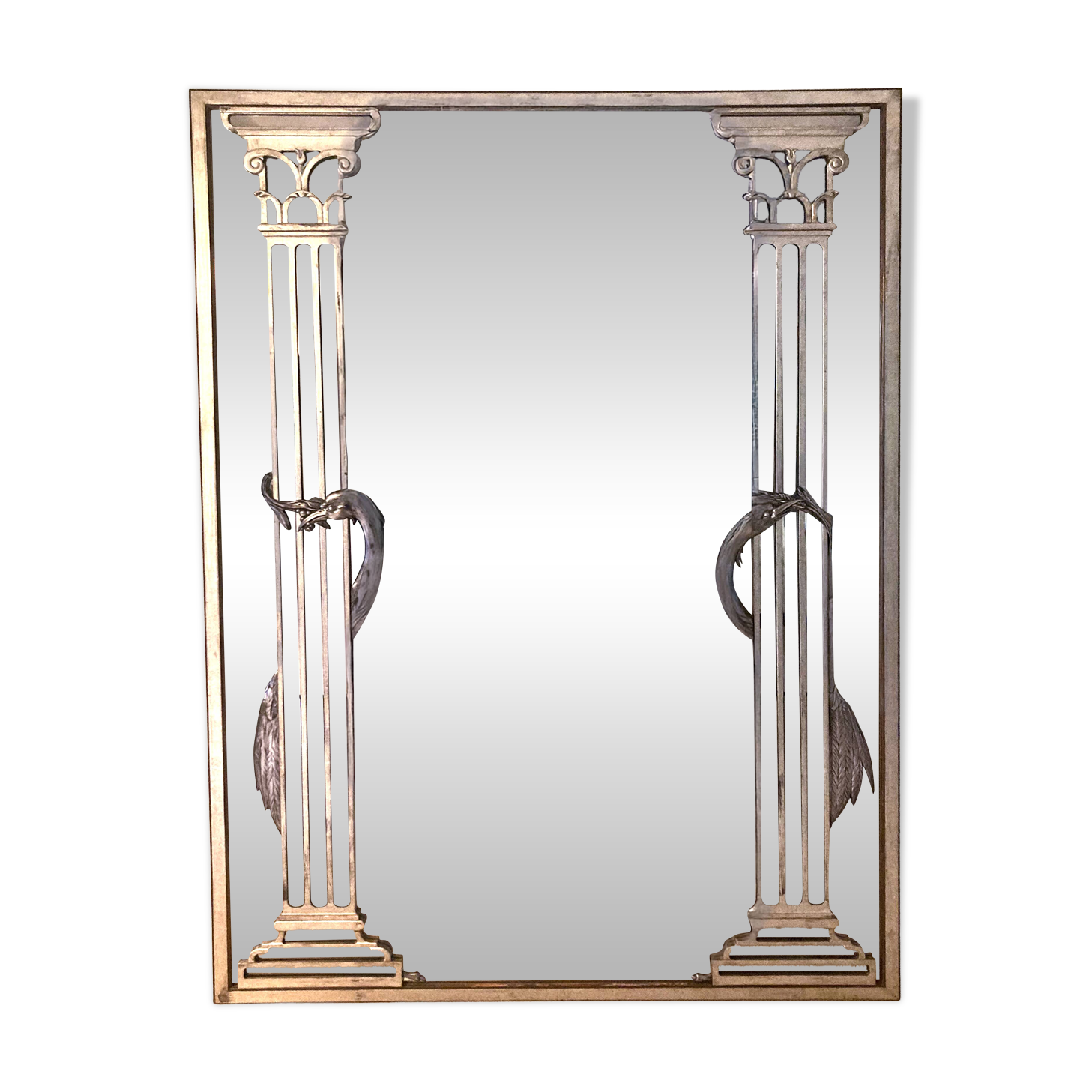Monumental classic italian mirror, 1970