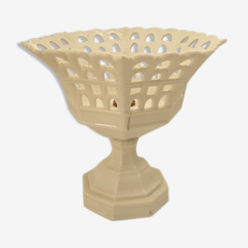 White Paris porcelain basket