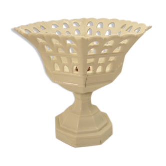 White Paris porcelain basket
