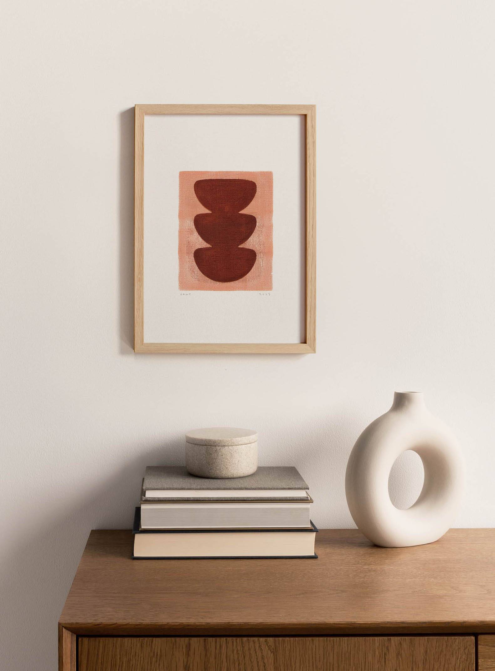 Painting on paper - H461 - Signed Eawy