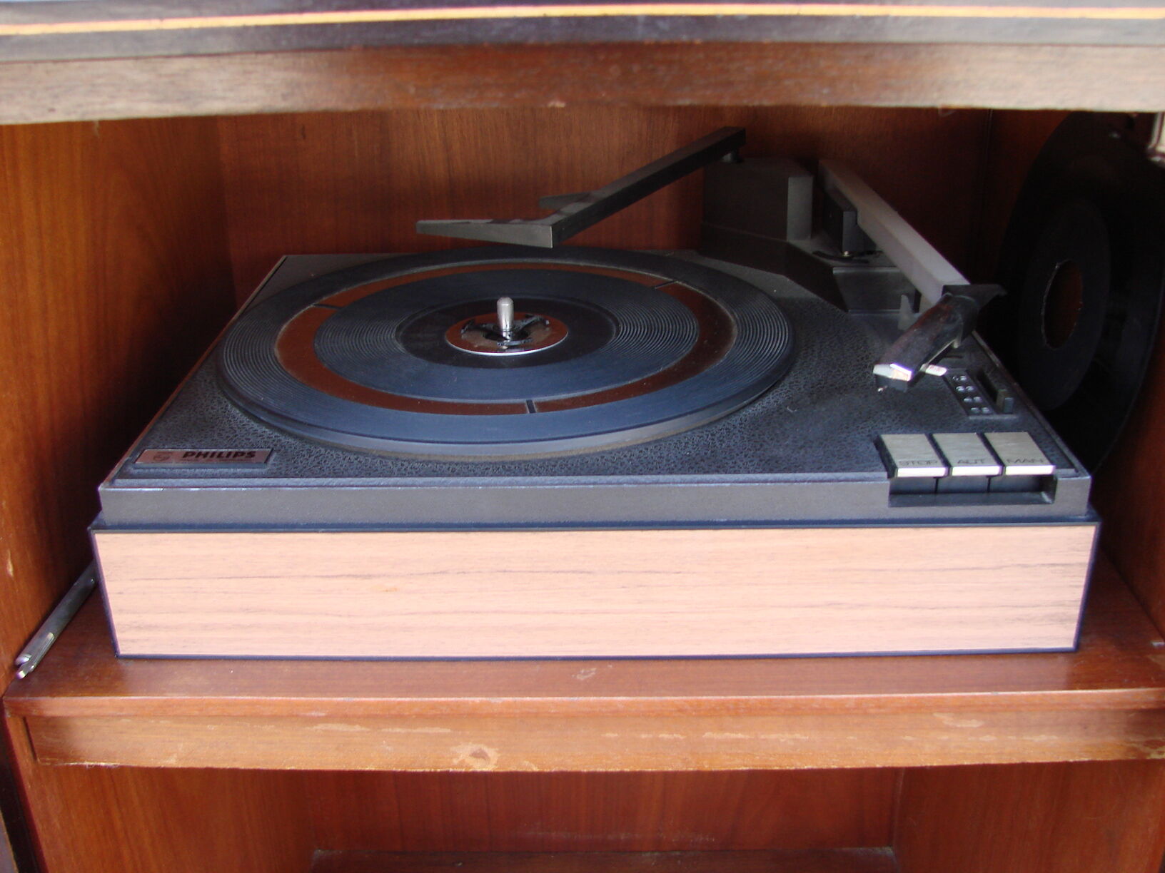 Cabinet, bar with gramophone, 60s
