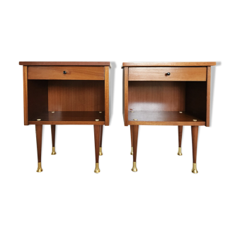 Paire de chevet vintage