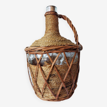 Rattan demijohn