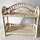 Rattan shelf