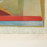 Lichtquelle, Serigraph in Colors, 83 x103 cm