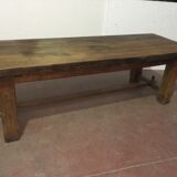 Farmhouse table in solid oak