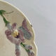 Antique compote in barbotine "Iris" Choisy le Roi