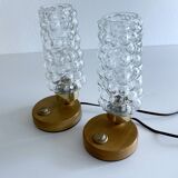 Pair Bubble Glass Scandinavian lights