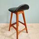 Scandinavian stool in solid teak, design by Erik Buch, Denmark, 1960.