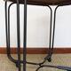 Wood and metal table