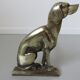 Pair of "dog" channels in solid bronze 30/40