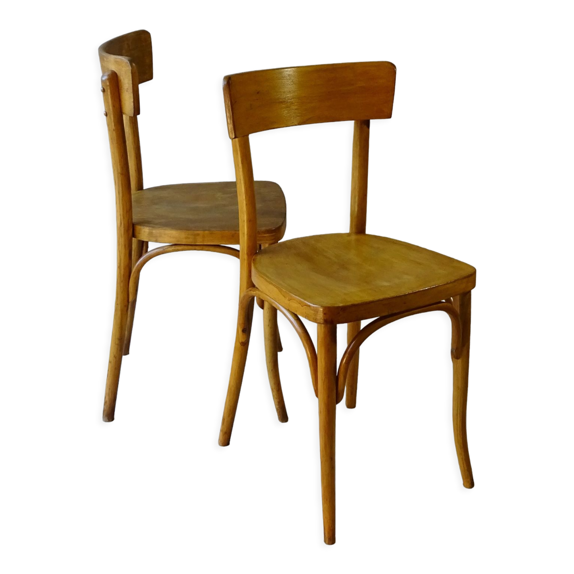 Two chairs bistrot Thonet 1960 Czechoslovakia