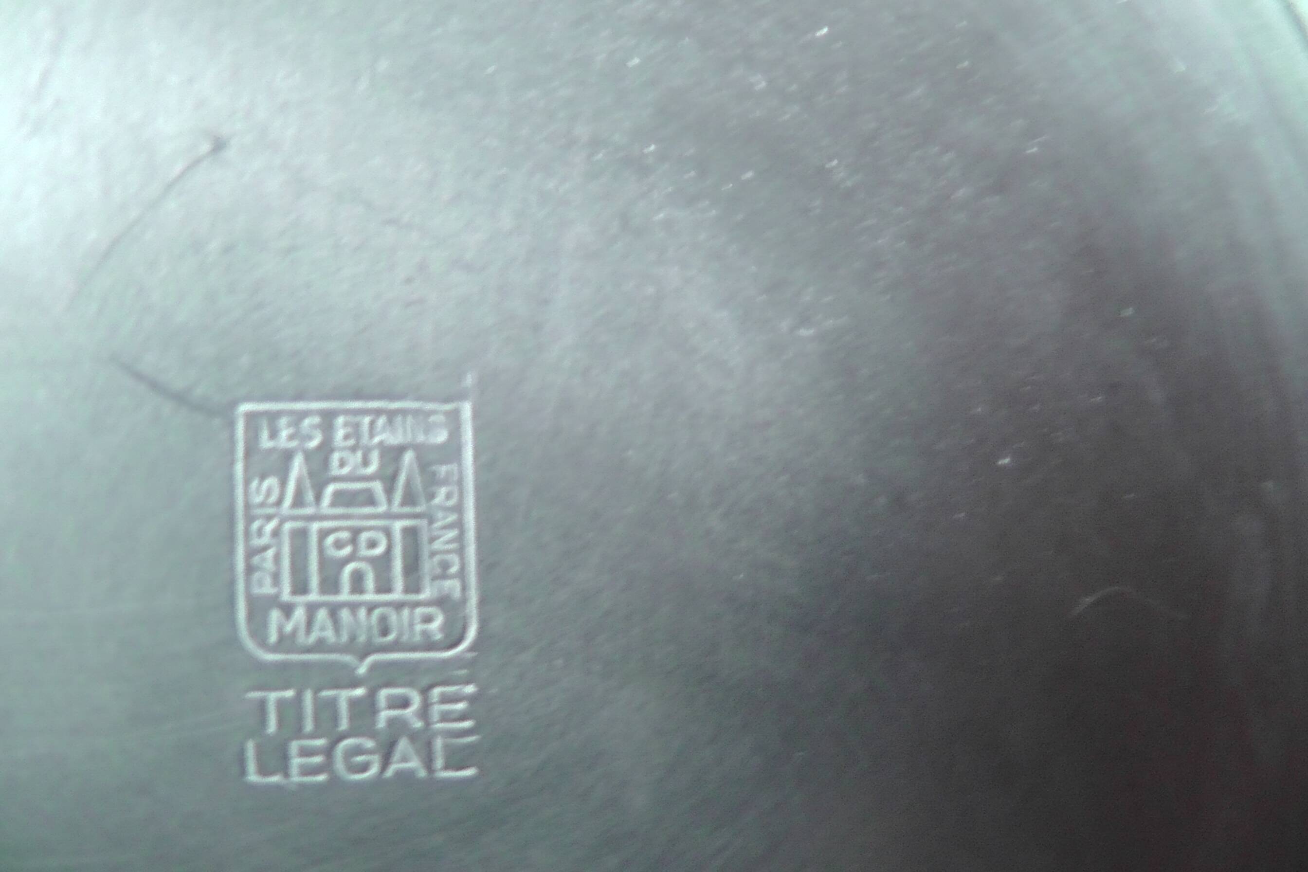 Pewter Mug - Etain du Manoir