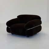 Sesann Lounge Armchairs by Gianfranco Frattini for Cassina