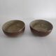 Pair of salad bowls in sandstone from the years 70