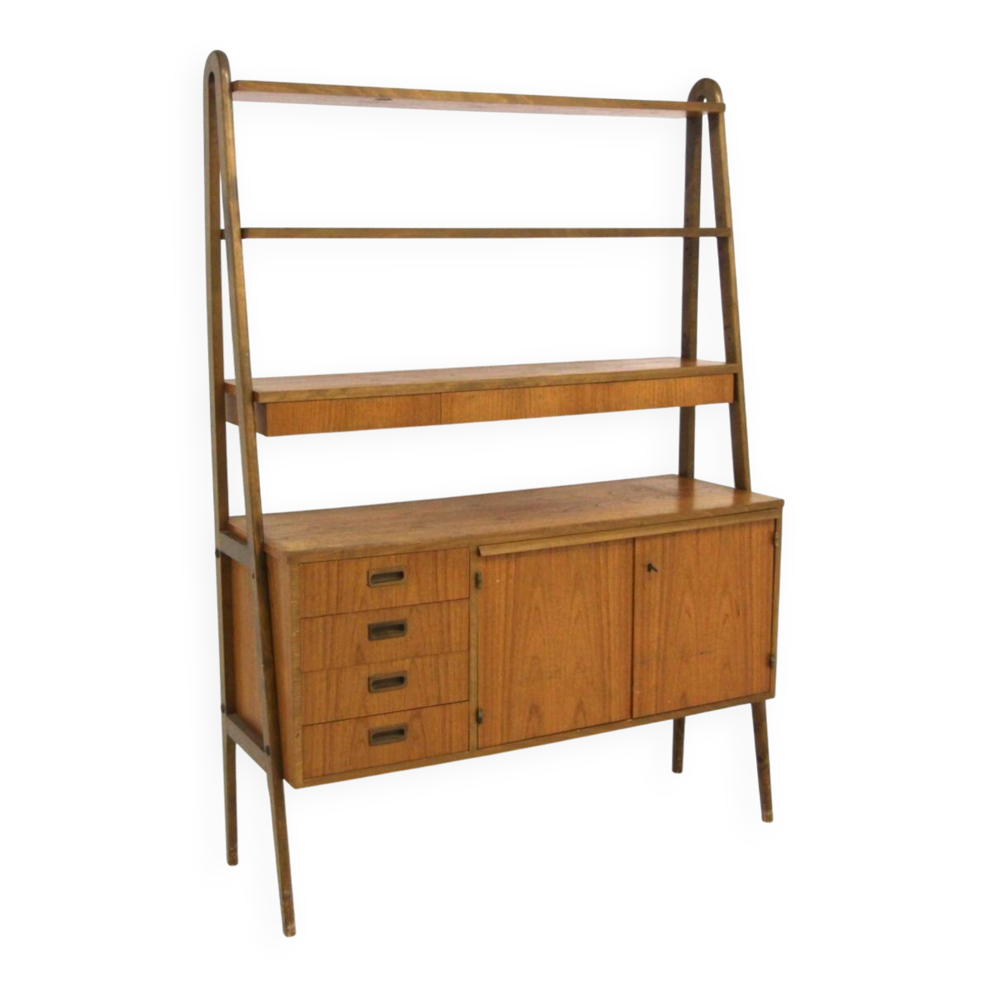 Secrétaire scandinave en teck, Suède, 1960