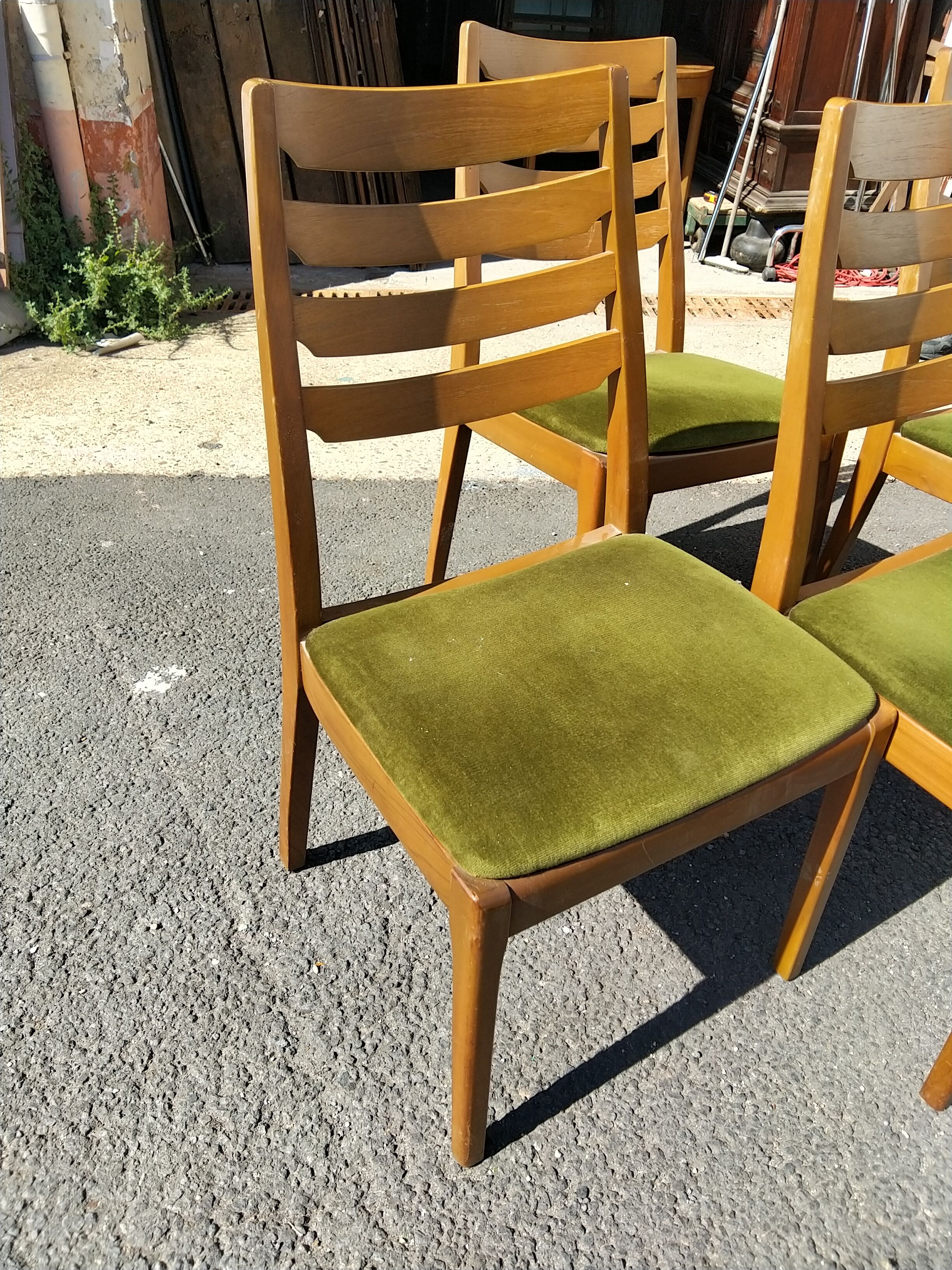 Set of 4 Nathan Furniture chairs circa 1960