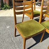 Nathan Furniture series of 4 chairs circa 1960