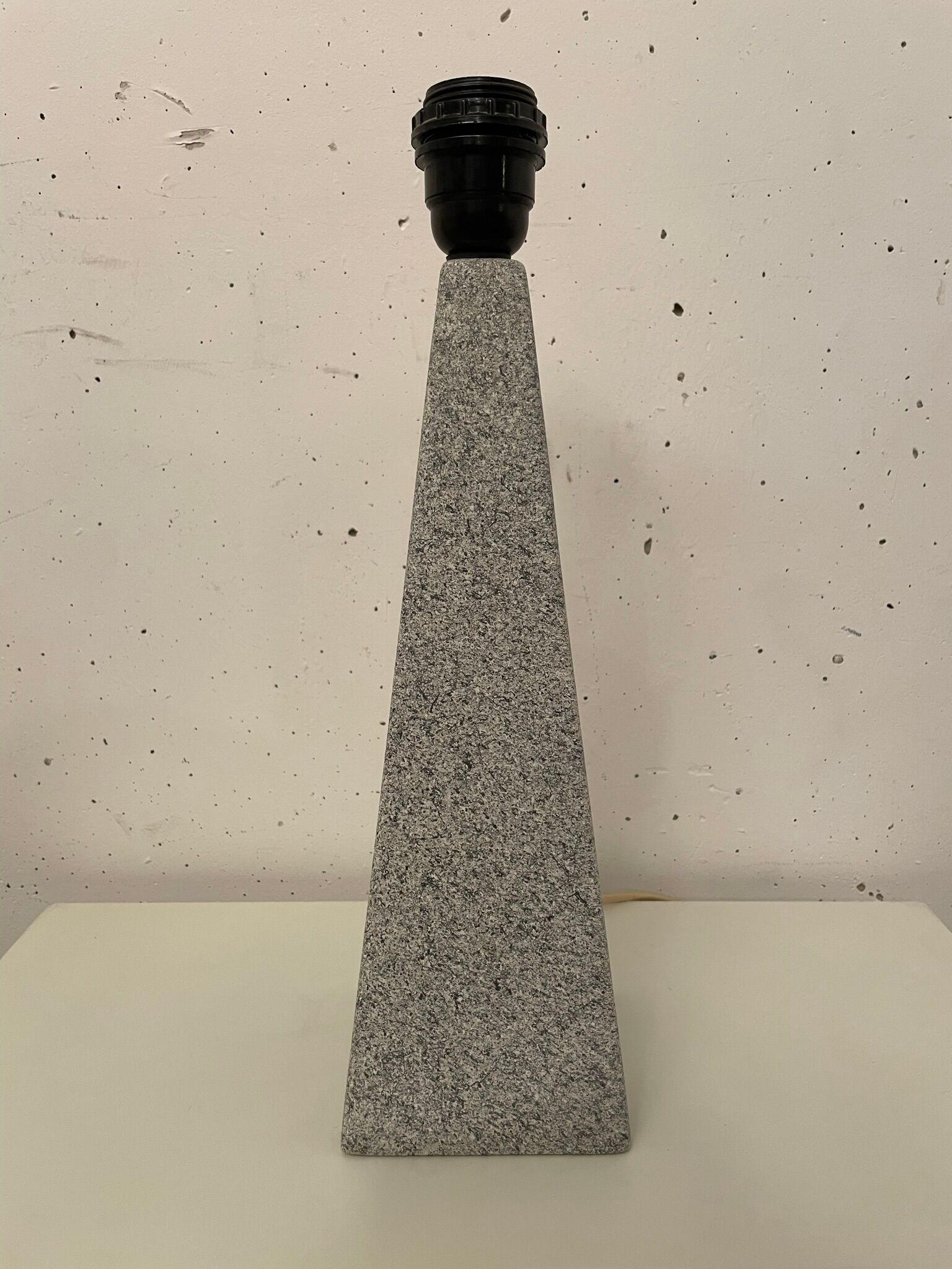 Postmodern "pyramid" lamp, 1980