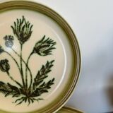 Herbier Gien stoneware plates