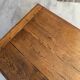 Rustic farmhouse antique coffee table made of solid oak with 1 drawer 50.