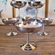 6 coupes à glaces vintage en inox Letang Remy