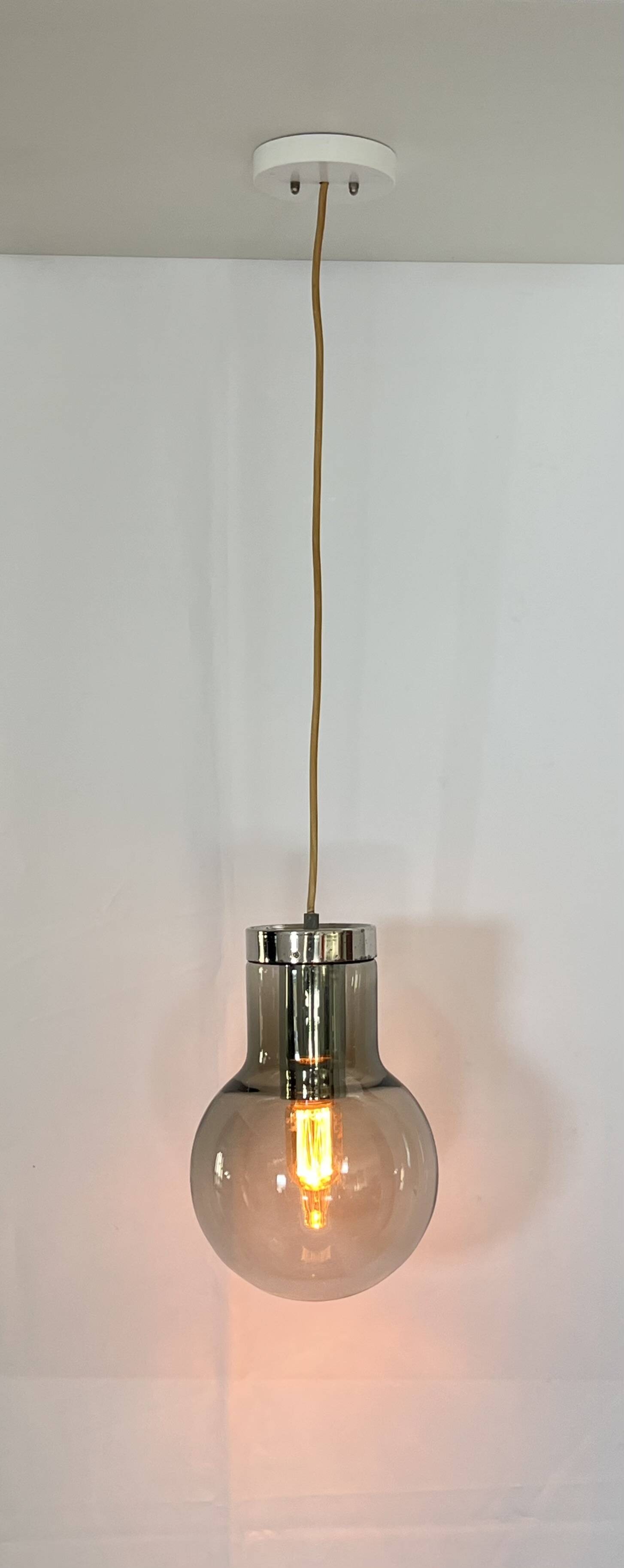 Small Maxi Bulb pendant light by F. Ligtelijn for Raak, Netherlands 60's