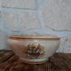 Salad bowl Creil and Montereau pattern Carnations