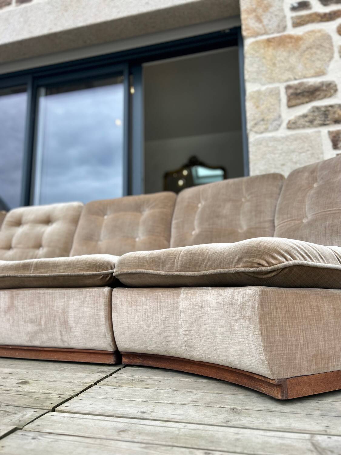 Vintage modular sofa from the 1970s