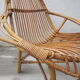 Rattan armchair 60s