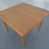 Danish Oak Sofa Table by Niels Bach, 1960s