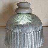 Vintage frosted glass chandelier