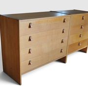 2 commodes Søborg en chêne scandinave