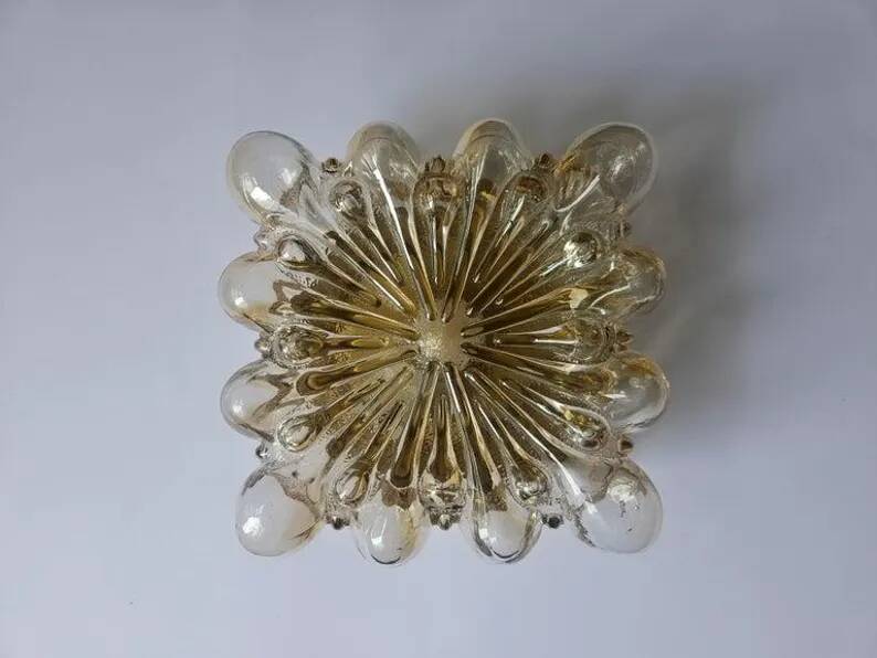 Rare Midcentury Flush Mount Limburg, Helena Tynell, Germany, 1970s