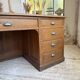 1950s oak office counter