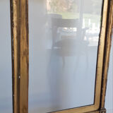 Parefeu écran de cheminée époque Napoléon III en bois doré  - XIXe ( H 108 cm)